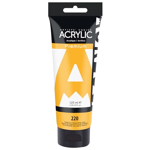 Cadmium Yellow Deep Hue Acrylic Paint (4 Fl Oz)