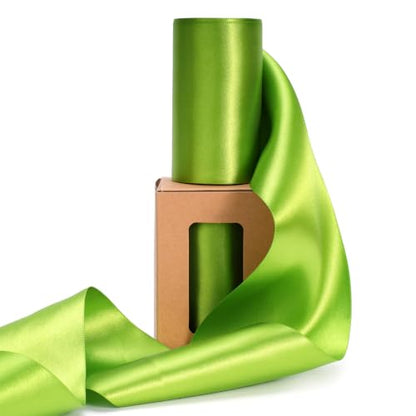 Lime Green Ribbon 4 Inch x 10 Yards Double Faced