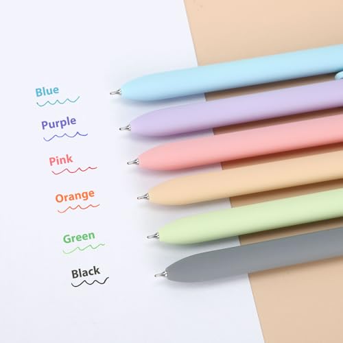 Colored Gel Pens 24 Pack 0.7mm Medium Point Pens for Journaling (24 Count)