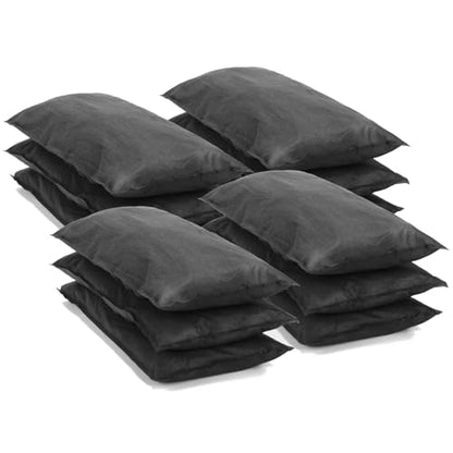 12 Pcs Oil Absorbent Pillows 8" x 20" Universal Spill Absorbent Pillows for Water and Oil Spill Containment (12 Count)