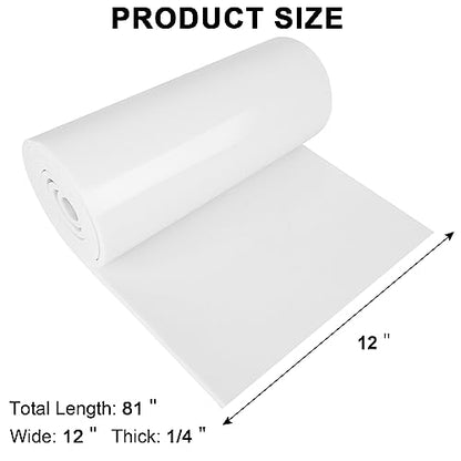 Sponge Neoprene Foam Rubber Sheet with Adhesive (8.1 Sq Ft)