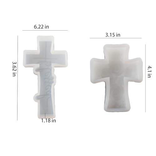 2Pack Halloween Silicone Cross Mold (2 Count)