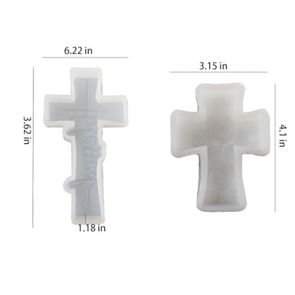 2Pack Halloween Silicone Cross Mold (2 Count)