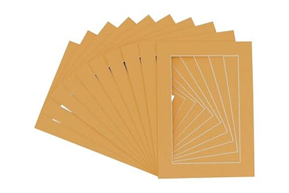 Pack of TEN 11x14 Mats Bevel Cut for 9x12 Photos (10 Count)