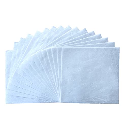 Natural Fiber Mulberry Paper Sheets 6 x 6 Inches (50 Count)