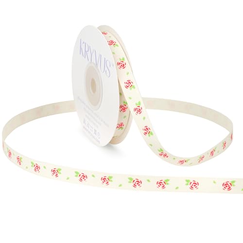 Red Flower Cotton Ribbon 3 (36 Foot)