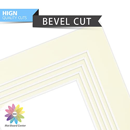 Mat Board Center 10 Pack 5x7 Photo Mats for 4x6 Picture