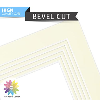 Mat Board Center 10 Pack 5x7 Photo Mats for 4x6 Picture