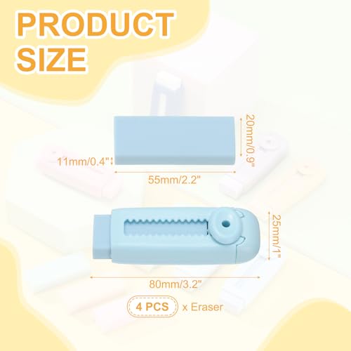 4 Pack Erasers