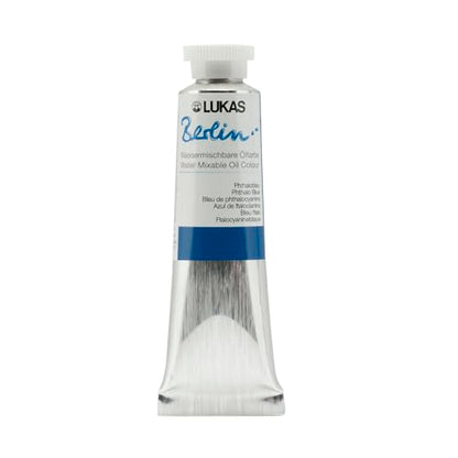 Berlin Pro Artists Water Mixable Oil Paint 37 ml Tube Phthalo Blue