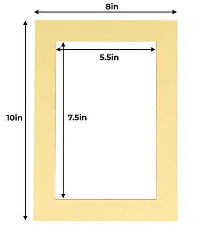 6x8 Mat for 8x10 Frame