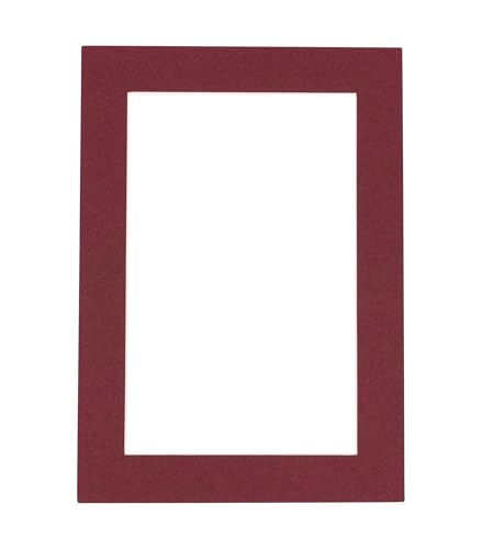 11x14 Maroon Red Mat Bevel Cut for 9x12 Photos
