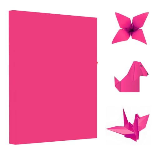 A4 Origami Paper Magenta 100 Sheets (100 Count)