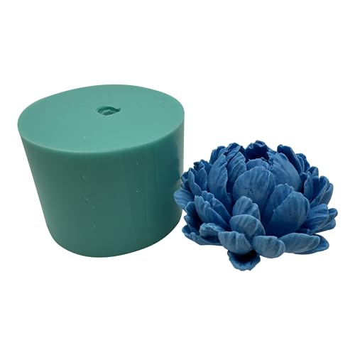 3D Chrysanthemum Flower Candle Wax Silicone Mold