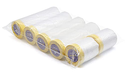 6Rolls Pre Taped Masking Film