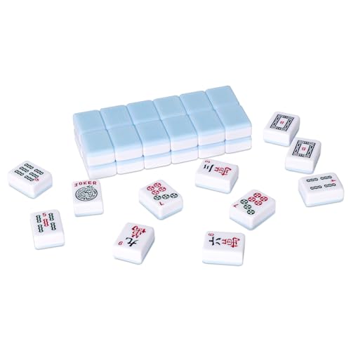 American Mahjong Tile Set with 166 Blue Back Tiles