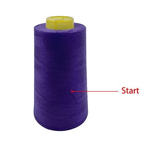 4 Cones of 3000 Yards Each Spool Thread for All Purpose (39370.079 Foot)
