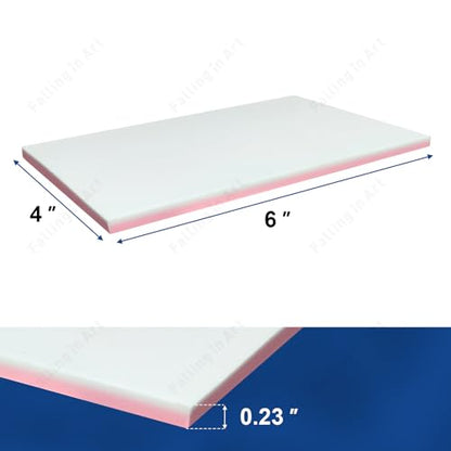 5 Pack 4x6 Rubber Carving Block