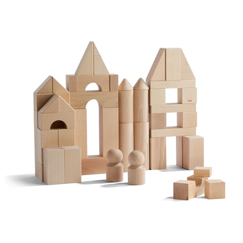 Wooden Building Blocks 60 Piece Set