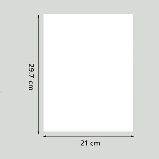 A4 Origami Paper White 100 Sheets, 8.27×11.7 inch Double Sided Color Easy Fold Big Origami Paper A4 Colored Copy Papers Thin 70gsm for Beginners, DIY handwork Art and Craft Projects (210 x 297 mm) - Crafty Corner