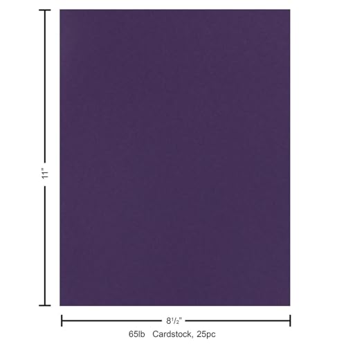 PA Paper Accents Stash Builder Cardstock 8.5" x 11" Royal Iris