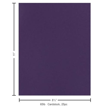 PA Paper Accents Stash Builder Cardstock 8.5" x 11" Royal Iris