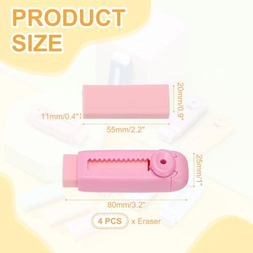 4 Pack Erasers