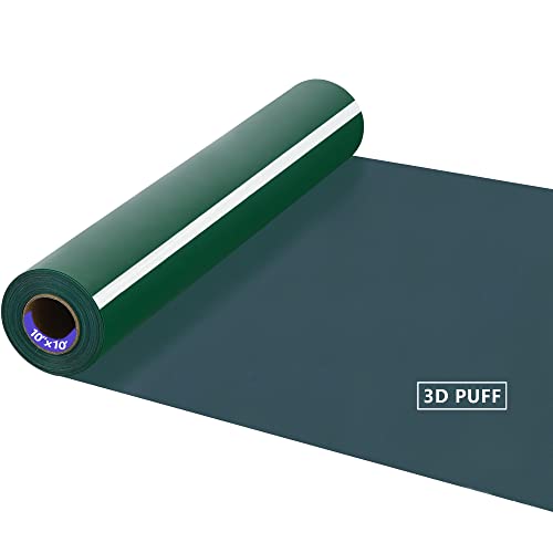 RENLITONG 3D Puff HTV Rolls Heat Transfer Vinyl
