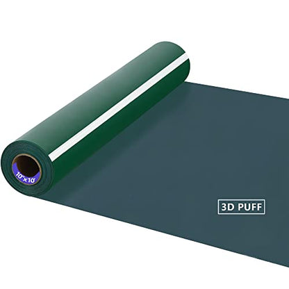 RENLITONG 3D Puff HTV Rolls Heat Transfer Vinyl