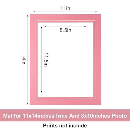 10 Pack Colorful 11x14 Picture Mats
