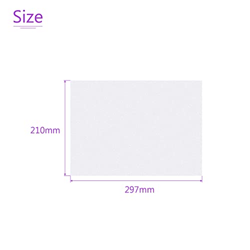 4Pcs Color Correction Gel Light Filter Overlay Transparent Plastic PVC Sheets Matte Translucent for Photo (4 Count)