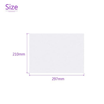 4Pcs Color Correction Gel Light Filter Overlay Transparent Plastic PVC Sheets Matte Translucent for Photo (4 Count)
