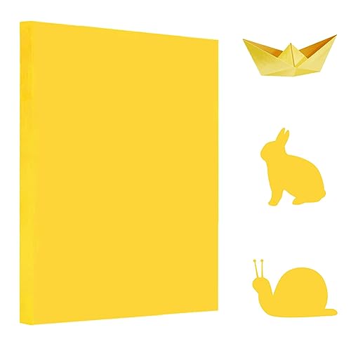 A4 Origami Paper Yellow 100 Sheets (100 Count)