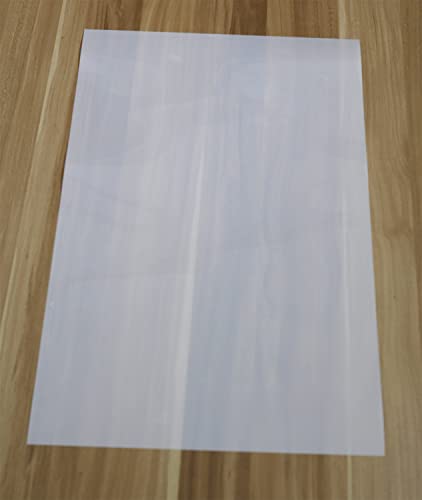 10 Sheets 10 mil Mylar Sheet 12 x 24 inch Milky Translucent Plastic Blank Stencil (10 Count)