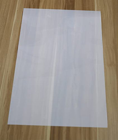 10 Sheets 10 mil Mylar Sheet 12 x 24 inch Milky Translucent Plastic Blank Stencil (10 Count)