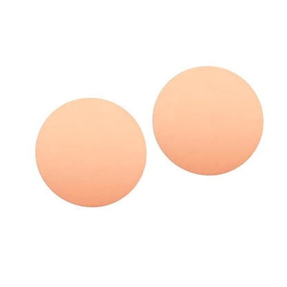 2 Pcs 99.9% Pure Round Copper Sheet Metal
