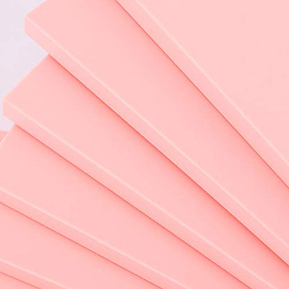 20 Count 4 x 6 Inch Pink Soft Rubber Carving Blocks