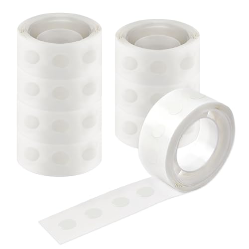 800Pcs Glue Points Dots 6mm Removable Balloon Glue Adhesive Dots (8 Count)