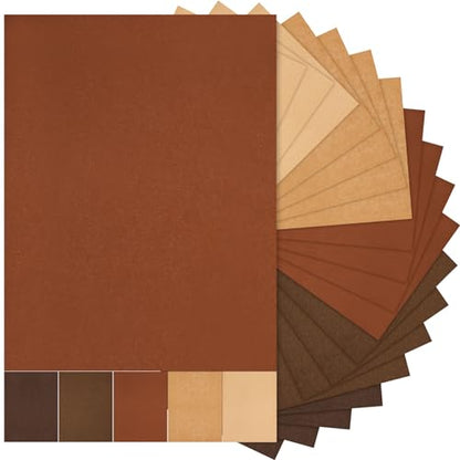 100 Sheets 5 Shades Cardstock Paper (100 Count)