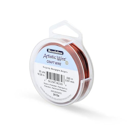 24 Gauge Tarnish Resistant Colored Copper Craft Wire (60 Foot)