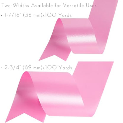 1.5 Inch Pink Polypropylene Ribbon