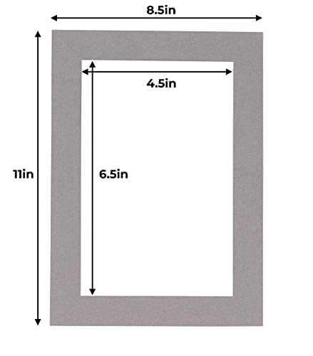 5x7 Mat for 8.5x11 Frame (10 Count)