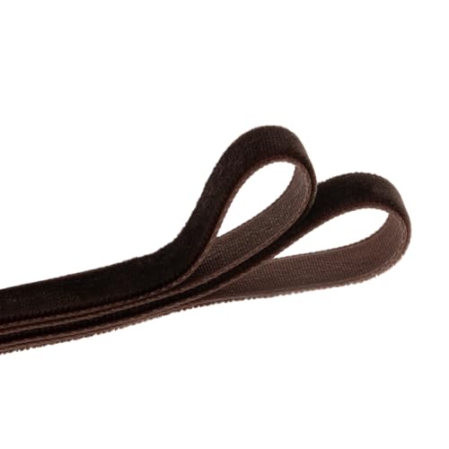 Vintage Brown Velvet Ribbon Chocolate Christmas Ribbon for Gift Wrapping Crafts Christmas Tree Ornaments Garland Decorations
