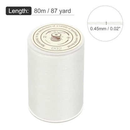 Waxed Cord 0.45mm Waxed Thread 87 Yard Wax String Leather Cord for Bracelet Making