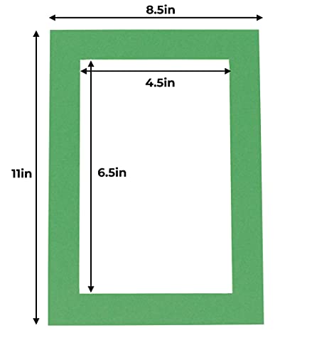 5x7 Mat for 8.5x11 Frame (25 Count)