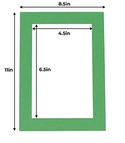 5x7 Mat for 8.5x11 Frame (10 Count)