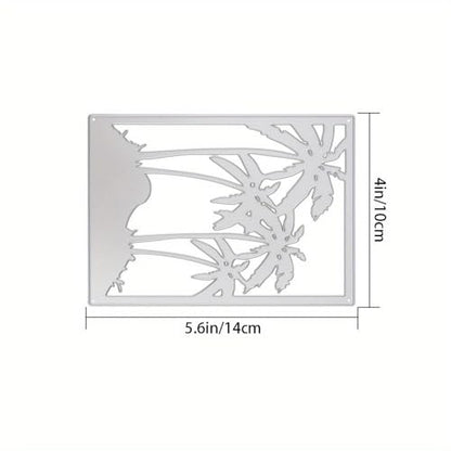 3D Backgrounds Frame Metal Cutting Die for Scrapbooking