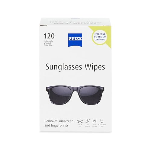 Pre Moistened Sunglasses Cleaning Wipes 120 Count