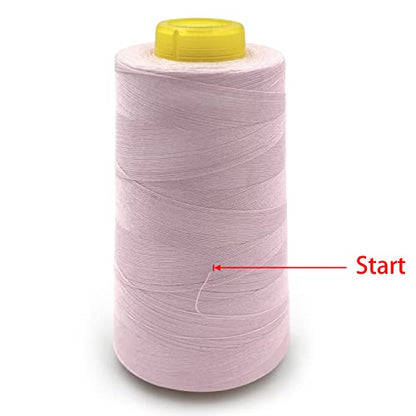 4 Cones of 3000 Yards Each Spool Thread for All Purpose (36000 Foot)