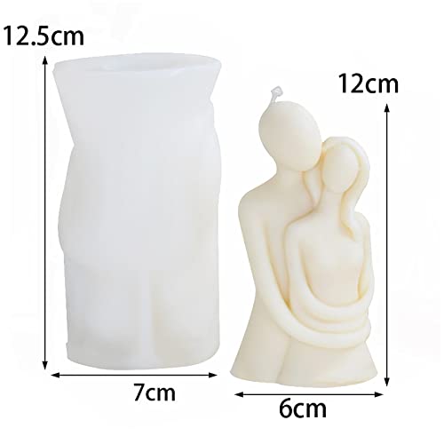 Girl Body Resin Couple Candle Mold